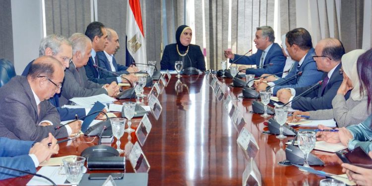 وزيرة الصناعة تبحث مع المصدرين تداعيات انتشار فيروس كورونا على معدلات التصدير