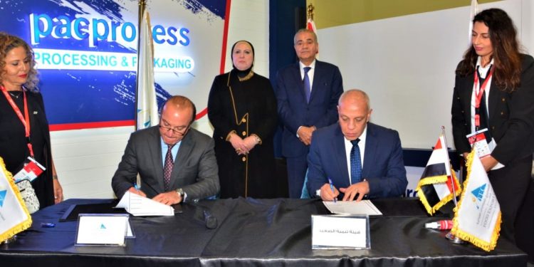 “تصديري للصناعات الغذائية”: اتفاقيتين للمشاركة في تنمية الصعيد وفتح أسواق جديدة للصادرات