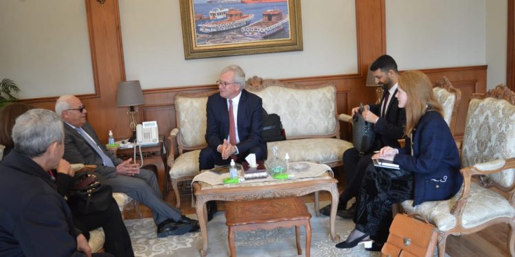 الغضبان يعرض الفرص الاستثمارية بمحافظة بورسعيد على وفد ألماني