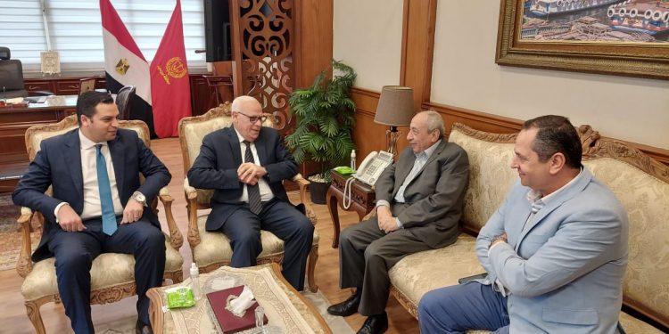 محافظ بورسعيد يستقبل رئيس النقابة العامة للمهندسين