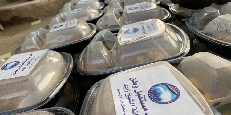 أمانة «مستقبل وطن» تواصل حملة إفطار صائم بالشيخ زايد