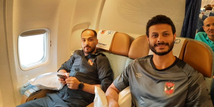 بعثة النادي الأهلي تطير إلى المغرب علي متن رحلة خاصة لمصر للطيران