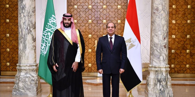 تفاصيل البيان الختامي المشترك لزيارة ولي العهد السعودي إلى مصر ولقائه مع الرئيس السيسي