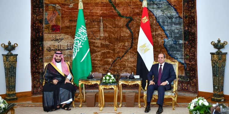 قمة مصرية سعودية تجمع "السيسي" و " محمد بن سلمان" لتعزيز العلاقات الإقتصادية والإستثمارية