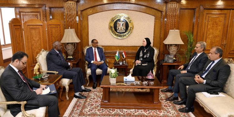 وزيرة التجارة تبحثها مع نظيرها الجيبوتي سبل تنمية معدلات التجارة البينية والاستثمارات المشتركة