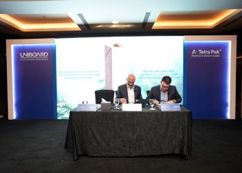 “تتراباك” توقع اتفاقية مع “يونيبورد” لإقامة أول مشروع لإعادة تدوير العبوات الكرتونية بإستثمارات 2,5 مليون يورو