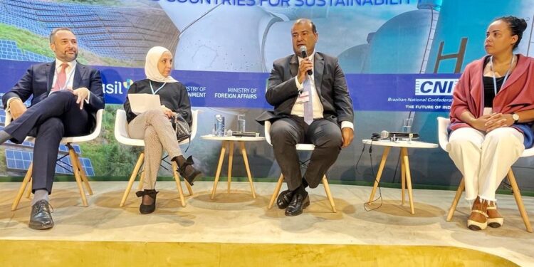 علي هامش مشاركته في قمة المناخ COP 27 .. د خالد حنفي: يجب الاستفادة من قدرات البرازيل في سوق الكربون