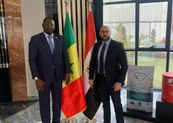 سفير السنغال يبحث مع «المصرية السويسرية للمكرونة والمركزات» إنشاء شركة مصرية سنغالية