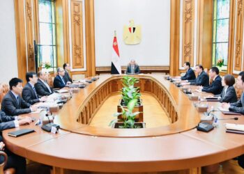 خلال لقائها مع السيسي .. المجموعة الصينية تعتزم إقامة مشروع لإنتاج الهيدروجين الأخضر في مصر باستثمارات 5 مليارات دولار