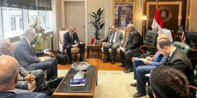 وزير التجارة ونائب وزير الصناعة البيلاروسي يبحثان إمكانيات التصنيع المشترك لعدد من المنتجات بالسوق المصري