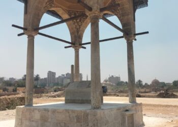 الإنتهاء من مشروع فك وإعادة تركيب قبة رقية دودو بمنطقة الإمام الشافعي