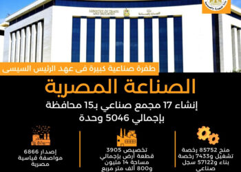 الرئيس السيسى و9 سنوات من الانجازات فى قطاع الصناعة