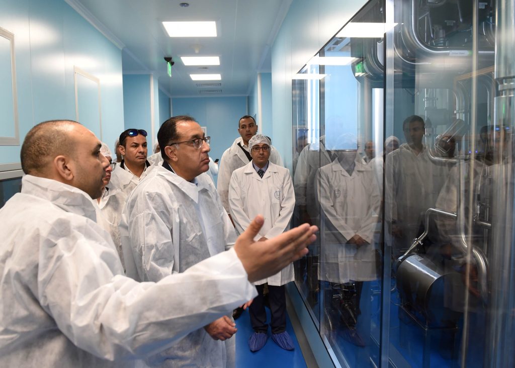 زيارة مصطفى مدبولي لمصنع أتيكو فارما إيجيبت للأدوية في العين السخنة
