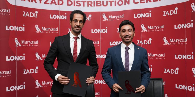 بالصور .. " لونجي الصينية" تجدد وكالتها لشركة ماريزاد المصرية للطاقة الشمسية