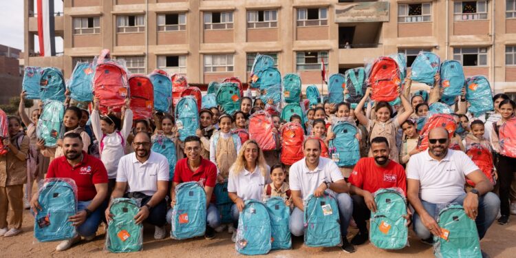 بي تك تفاجئ طلاب محافظات الدلتا بشنط مدرسية جديدة فى أولى أيام العام الدراسي بالتعاون مع بنك الكساء