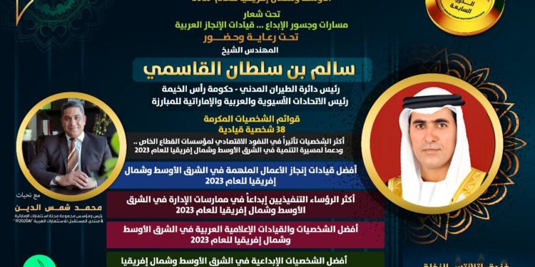 استثمارات الإماراتية تكرم 38 شخصية قيادية في دورتها السابعة لأفضل القيادات الملهمة.. 6 مارس المقبل