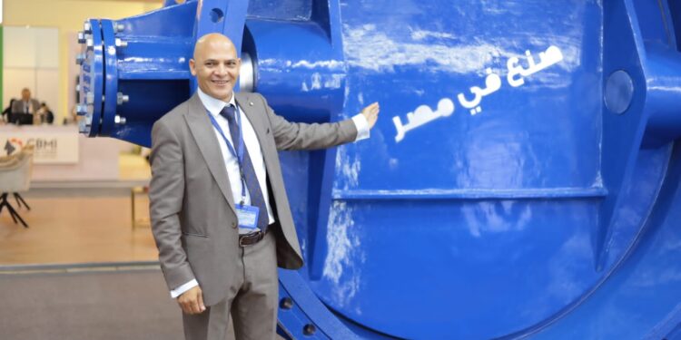 بالصور .. «الدولية لصهر المعادن» تعلن طرح أكبر محبس للمياه في مصر في المعرض السنوي للصناعة