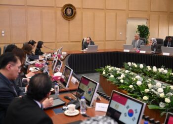 وزير الصناعة يبحث مع وفد “كويكا” الكورية تنفيذ نظام رقمي لإدارة المخاطر المتكاملة في رقابة السلع