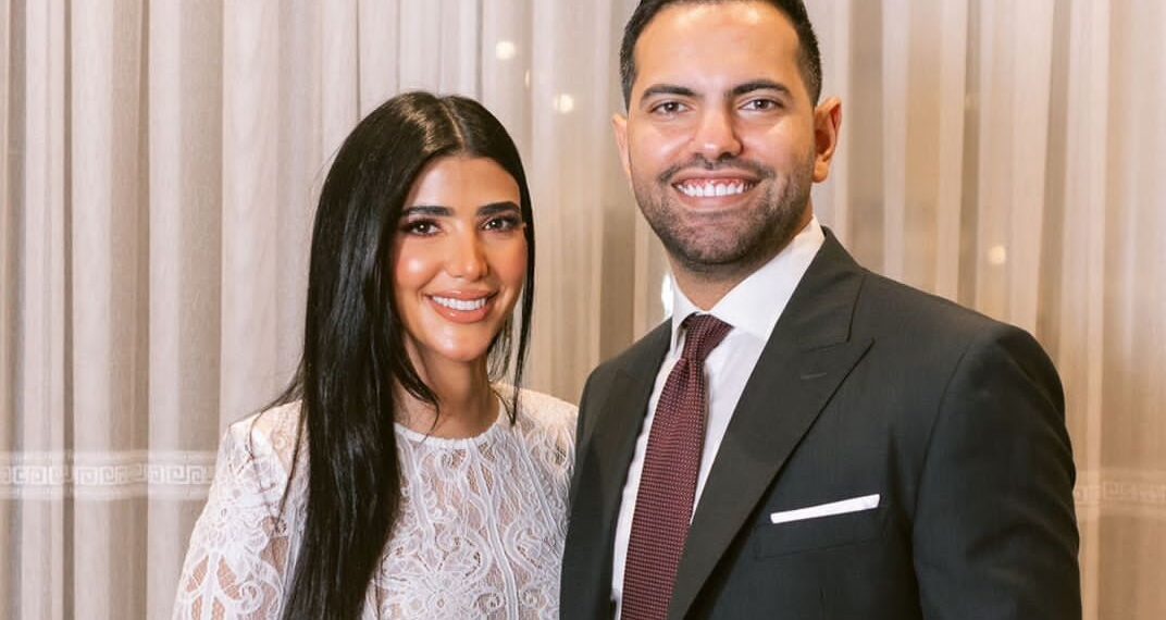 بالصور.. رجل الأعمال «محمد مغازي» يحتفل بخطوبته علي «ريم سامي»