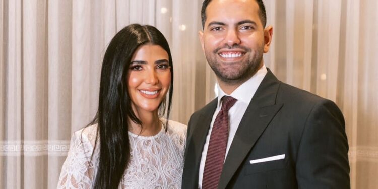 بالصور.. رجل الأعمال «محمد مغازي» يحتفل بخطوبته علي «ريم سامي»