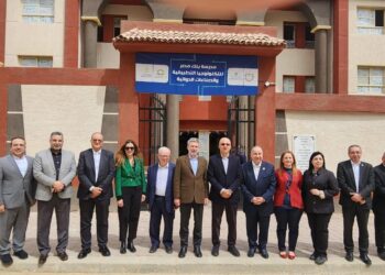 رئيس اتحاد الصناعات وقيادات اتحاد الصناعة الإيطالي يزورون مدرسة بنك مصر للتكنولوجيا التطبيقية بحدائق أكتوبر