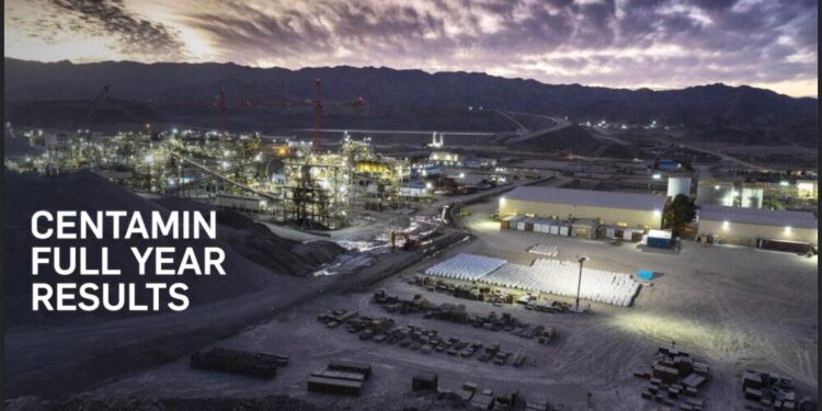 سنتامين تنتج 450 ألف أوقية ذهب وتحقق إيرادات تجاوزت 891 مليون دولار في 2023