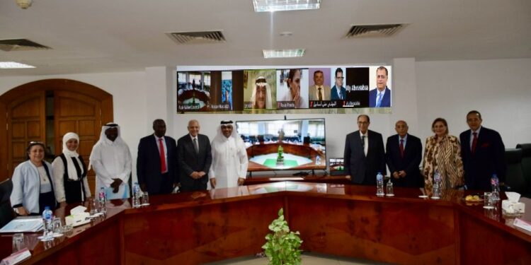 راوية منصور تشارك في لقاء سفيرة أمريكا الذي نظمته الغرفة التجارية بالاسكندرية