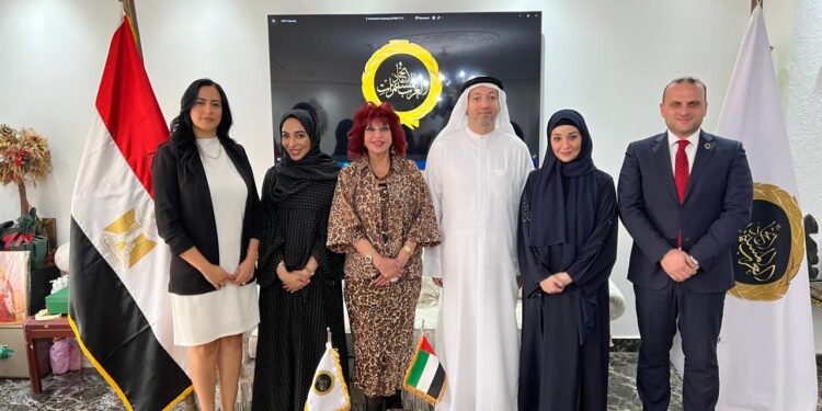 مباحثات بين "اتحاد المستثمرات العرب" ووفد المنطقة الحرة بالشارقة للتعاون الاستثماري المشترك