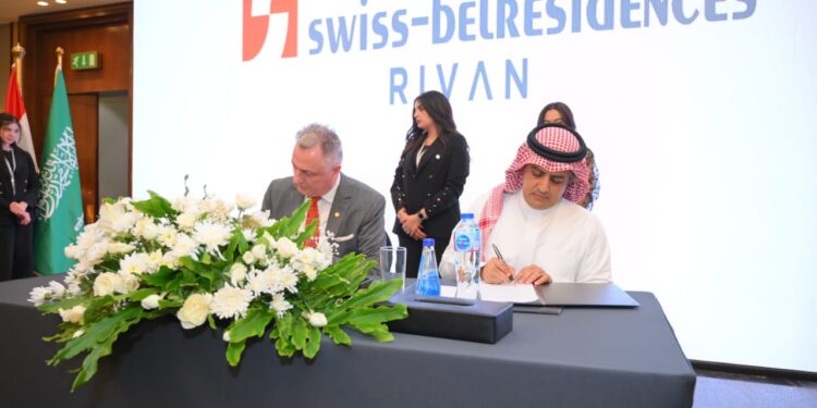 بالصور .. «التعمير العربية» تتعاقد مع Swiss-Belhotel International العالمية لتنفيذ المرحلة الثالثة لمشروع «Swiss-Belresidences Rivan» بمنطقة R7
