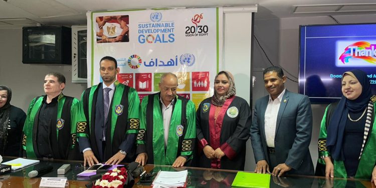 الباحثة دعاء قاسم تحصل على درجة الماجستير في علوم البيئة