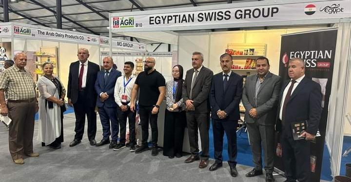 وفد كردستاني وغرفة تجارة وصناعة السليمانية يزوران جناح مصر في معرض Iraq Food & Beverage