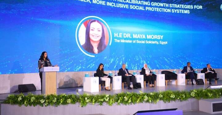 وزيرة التضامن :مبادرات الحكومة تركز على توسيع نطاق الوصول إلى الخدمات الأساسية مثل الرعاية الصحية والتعليم