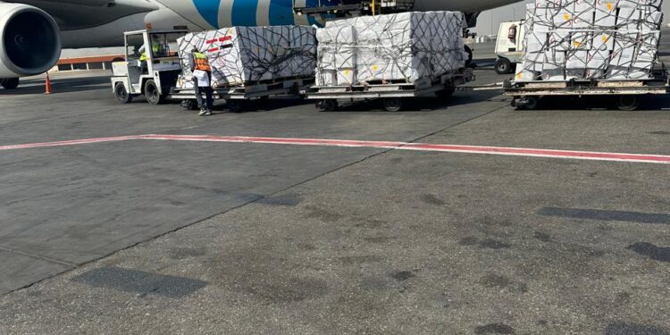 مصر للطيران تُسير رحلة جوية استثنائية ثالثة اليوم لعودة( 298) مواطنًا من المصريين المقيمين في لبنان ونقل(٢٢طن) شحنة مساعدات إنسانية ومستلزمات طبية للشعب اللبنانى