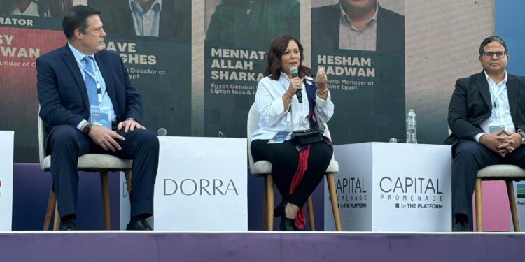 منة الله شركس مدير ليبتون مصر في مؤتمر «كاريرها»: تمكين المرأة مسؤولية مشتركة والأجيال الشابة لديها وعي أكبر بدور المرأة في العمل