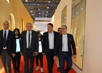 بالصور .. وكيل غرفة الصناعات النسيجية يفتتح معرض "ايجي هوم تكس" الدولي