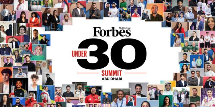 لأول مرة.. أبوظبي تستضيف قمة فوربس  Under30 للاحتفاء بالشباب المبدع