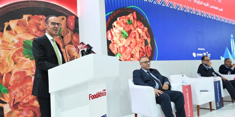 غرفة الصناعات الغذائية تشارك في افتتاح معرض فوود افريكا وباك بروسيس2024