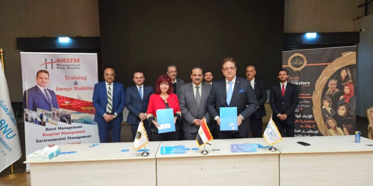 بروتوكول تعاون بين جامعة بنها الأهلية و مركز سكسيس الدولي للتدريب من أجل التشغيل