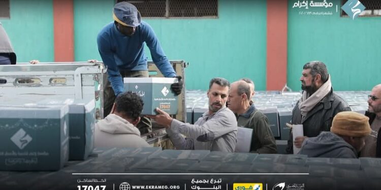 مؤسسة إكرام تستعد لرمضان بإطلاق أكبر حملاتها الخيرية .. وتوزع 100 ألف كرتونة غذائية