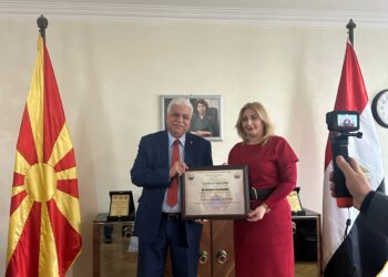 اختيار رئيس غرفة الصناعات الهندسية سفيراً للنوايا الحسنة لجمهورية مقدونيا الشمالية