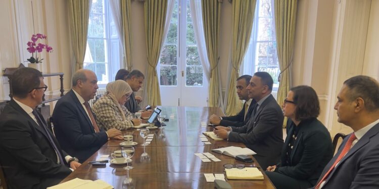 وزير الطيران يبحث مع كبار مسؤولي المؤسسات المالية الدولية في بريطانيا تعزيز الاستثمارات في القطاع