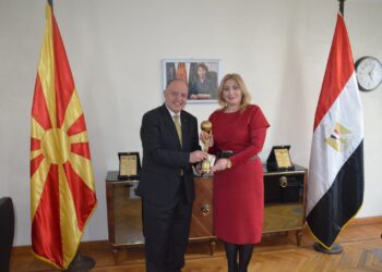 تعيين رئيس شعبة الأجهزة الكهربائية سفيراً للنوايا الحسنة بجمهورية مقدونيا
