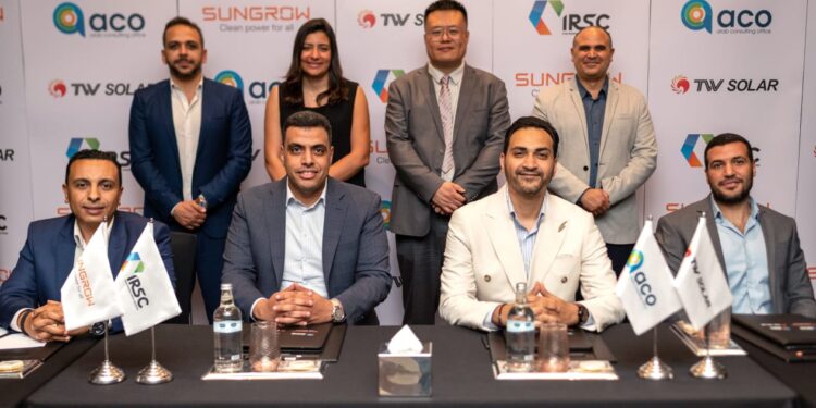 IRSC for Renewable Energy Solutions Signed Strategic Framework Agreement with ACO, Sungrow and Tongwei for 75 MW of Solar Energy Projects in Egypt