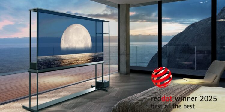 LG LAUDED FOR LATEST DESIGN INNOVATIONS ATTHE 2025 RED DOT DESIGN AWARD