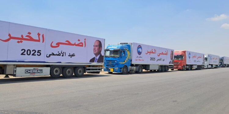 بالصور .. «مستقبل وطن» يطلق «أضحى الخير» بمحافظة الجيزة
