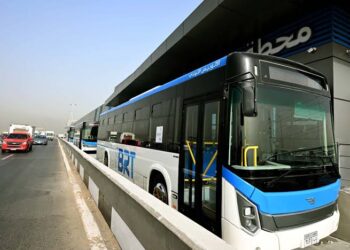 بدء التشغيل التجريبي للأتوبيس الترددي BRT على الطريق الدائري