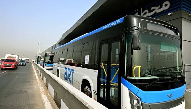 بدء التشغيل التجريبي للأتوبيس الترددي BRT على الطريق الدائري