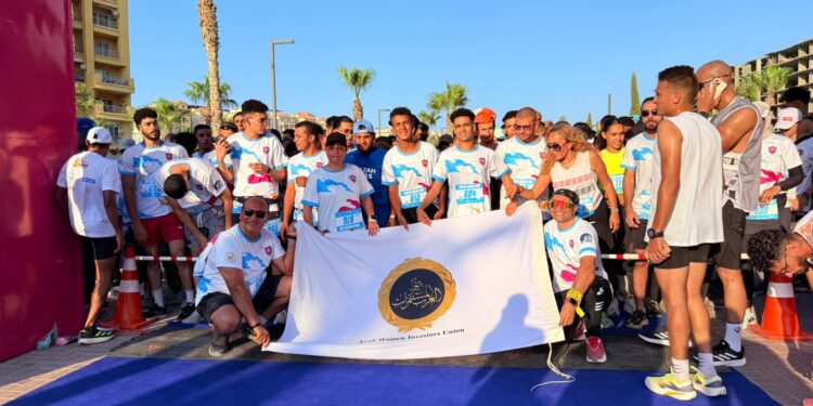 المستثمرات العرب تشارك في ماراثون رياضي بالساحل الشمالي احتفالًا بالعيد القومي للإسكندرية