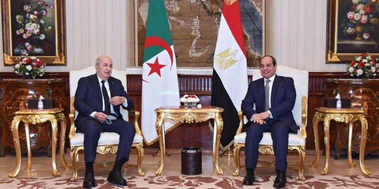 الرئيس الجزائري يُشيد بدور مصر بقيادة الرئيس السيسي في استقرار المنطقة