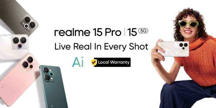 ريلمي تطلق سلسلة realme 15 بذكاء اصطناعي متطور وكاميرا رائدة في سبتمبر